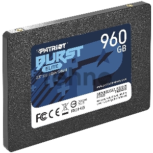 Твердотельный накопитель SSD SATA2.5 960GB BURST PBE960GS25SSDR PATRIOT