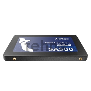 Накопитель SSD Netac 960Gb SA500 2.5 Series <NT01SA500-960-S3X> Retail (SATA3, up to 530/475MBs, 3D NAND, 480TBW, 7mm)