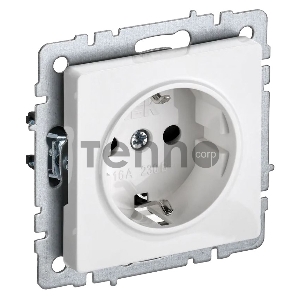 Роз. с з/к/ш IEK BRITE 16А РС14-1-0-БрБ бел.