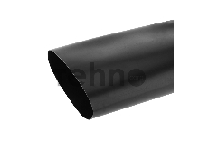 Термоусаживаемая трубка клеевая REXANT 130,0/22,0 мм, (6:1) черная, упаковка 1 м