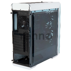 Корпус Hiper OW белый без БП ATX 4x120mm 1x140mm 2xUSB2.0 1xUSB3.0 audio bott PSU