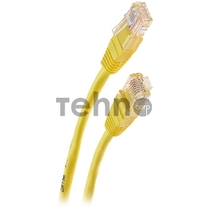 Патч-корд литой Telecom UTP кат.5е 3,0м желтый
