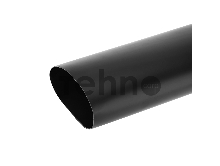 Термоусаживаемая трубка клеевая REXANT 115,0/19,0 мм, (6:1) черная, упаковка 1 м