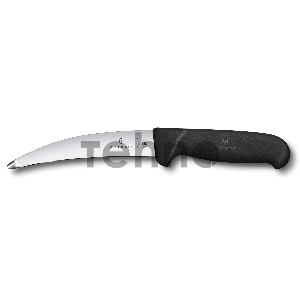 Нож кухонный Victorinox Fibrox (5.6903.15) стальной лезв.150мм прямая заточка черный