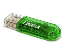 Флеш Диск 16GB Mirex Elf, USB 2.0, Зеленый