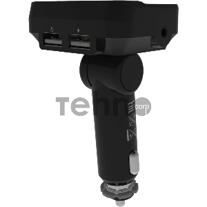 Автомобильный FM-модулятор Ritmix FMT-B200 черный SD BT USB (80000765)