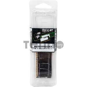 Модуль памяти SO-DIMM DDR 4 DIMM 8Gb PC25600, 3200Mhz, PATRIOT Signature (PSD48G320081S) (retail)