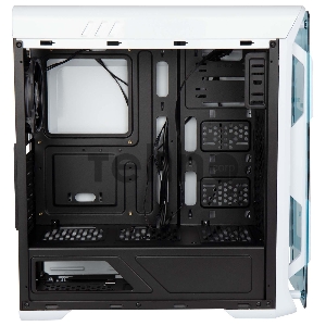 Корпус Hiper OW белый без БП ATX 4x120mm 1x140mm 2xUSB2.0 1xUSB3.0 audio bott PSU