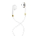 Проводные наушники-вставки с микрофоном Hoco M1 White для Apple, фото 3