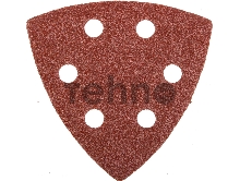 Шлифовальная бумага, лента, круги Треугольник шлифовальный универсальный STAYER (35460-060) на велкро основе, 6 отверстий, Р60, 93х93х93мм, 5шт