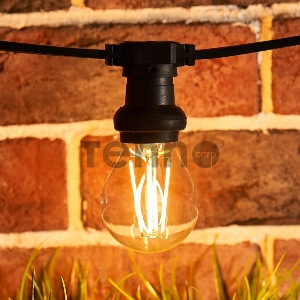 Лампа филаментная REXANT Груша A60 9.5 Вт 1140 Лм 2700K E27 диммируемая, прозрачная колба