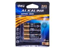 Батарея Deli E18505 AAA (4шт) блистер
