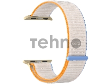 Нейлоновый ремешок для Apple Watch 38/40 mm LYAMBDA VEGA DSN-01-40-67 White milk/ Blue/ Orange