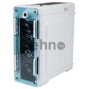 Корпус Hiper OW белый без БП ATX 4x120mm 1x140mm 2xUSB2.0 1xUSB3.0 audio bott PSU