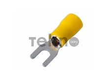 НАКОНЕЧНИК ВИЛОЧНЫЙ изолированный (4.3мм) 4-6мм²  REXANT (БЛИСТЕР F)