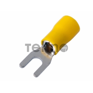 НАКОНЕЧНИК ВИЛОЧНЫЙ изолированный (4.3мм) 4-6мм²  REXANT (БЛИСТЕР F)