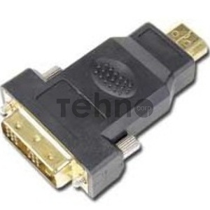 Переходник Gembird/Cablexpert Переходник HDMI-DVI  19M/19M(папа-папа), золотые разъемы  A-HDMI-DVI-1
