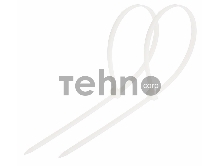 Хомут-стяжка кабельная нейлоновая REXANT 250 x4,8 мм, белая, упаковка 100 шт.