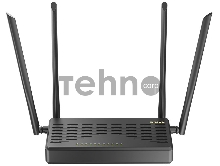 Роутер беспроводной D-Link DIR-825 (DIR-825/GFRU/R3A) AC1200 10/100/1000BASE-TX/4G черный