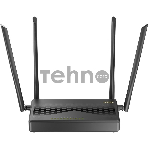 Роутер беспроводной D-Link DIR-825 (DIR-825/GFRU/R3A) AC1200 10/100/1000BASE-TX/4G черный