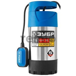 Насос ЗУБР НПЧ-Т5-1000-С  профессионал т5 погружной дренажный для чистой воды d частиц до 5мм 1000В