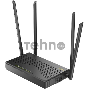 Роутер беспроводной D-Link DIR-825 (DIR-825/GFRU/R3A) AC1200 10/100/1000BASE-TX/4G черный