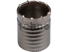 Коронка KRAFTOOL буровая, конусная посадка, D-80мм, L-100мм