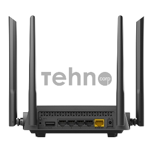 Беспроводной двухдиапазонный гигабитный маршрутизатор D-Link DIR-825/RU/R5A AC1200 Wave 2 с поддержкой MU-MIMO, EasyMesh, 3G/LTE и USB-портом (0465734)
