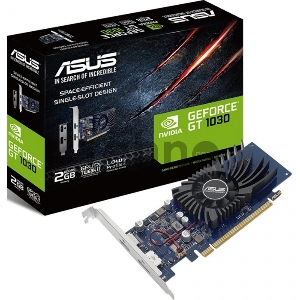 Видеокарта Asus GT1030-2G-BRK nVidia GeForce GT 1030 2048Mb 64bit GDDR5 1228/6008/HDMIx1/DPx1/HDCP PCI-E low profile Ret Видеокарта Asus GT1030-2G-BRK nVidia GeForce GT 1030 2048Mb 64bit GDDR5 1228/6008/HDMIx1/DPx1/HDCP PCI-E low profile Ret