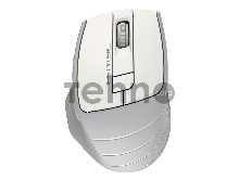 Мышь A4 Fstyler FG30S белый/серый оптическая (2000dpi) silent беспроводная USB (6but)