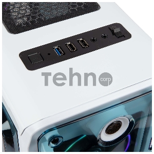 Корпус Hiper OW белый без БП ATX 4x120mm 1x140mm 2xUSB2.0 1xUSB3.0 audio bott PSU