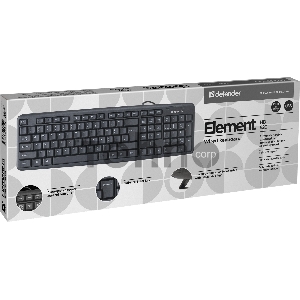 Клавиатура DEFENDER Element HB-520 USB B Черный 45522