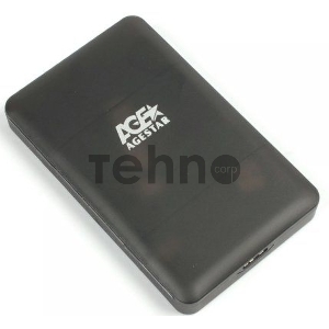 Внешний корпус для HDD/SSD AgeStar 3UBCP3 SATA пластик черный 2.5