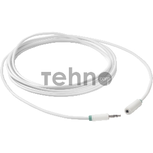 Удлинитель аудио Greenconnect 1.5m jack 3,5mm/jack 3,5mm белый, зеленая окантовка, ультрагибкий, 28AWG, M/F, Premium GCR-STM1662-1.5m, экран, стерео Greenconnect Удлинитель аудио 1.5m jack 3,5mm/jack 3,5mm белый, зеленая окантовка, ультрагибкий, 28AWG, M/