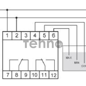 Реле уровня PZ-829 (двухуровневый монтаж на DIN-рейке 35мм 230В AC 2х16А 2перкл. IP20) F&F EA08.001.002