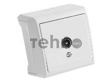 Розетка телевизионная Panasonic Vera (90681049-RU) откр. IP20 белый (упак.:1шт)