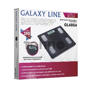 Весы напольные GALAXY GL 4854л черн