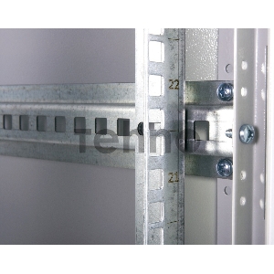 Шкаф телекоммуникационный напольный ЭКОНОМ 24U (600 × 600) дверь стекло, дверь металл