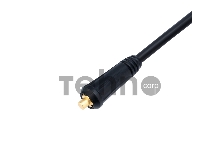Сварочный кабель с клеммой заземления REXANT 16 мм² 200 А СКР 10-25 3 м