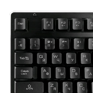 Клавиатура игровая Gembird KB-G400L, USB, металл. корпус, подсветка 3 цвета, кабель ткан. 1.75м