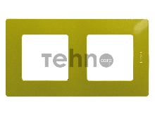 Рамка 2 поста Зел. папоротник ETIKA Рамка 2 поста Зел. папоротник