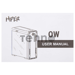 Корпус Hiper OW белый без БП ATX 4x120mm 1x140mm 2xUSB2.0 1xUSB3.0 audio bott PSU