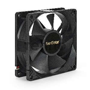 Вентилятор ExeGate ExtraSilent ES08025H3P, 80x80x25 мм, гидродинамический, 3pin, 1800RPM, 21dBA