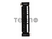 Rexant Патч-панель настенная, 12 портов RJ-45, категория 5е, UTP неэкранированная, черная
