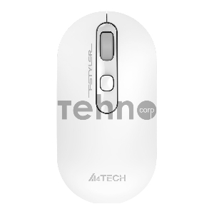 Мышь A4Tech Fstyler FG20 белый оптическая (2000dpi) беспроводная USB для ноутбука (4but)