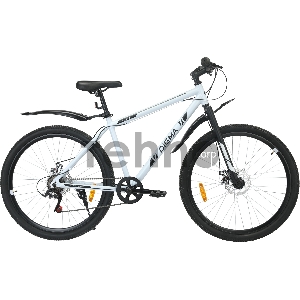 Велосипед Digma Flex горный рам.:18 кол.:27.5 белый 14.5кг (FLEX-27.5/18-AL-R-WH)