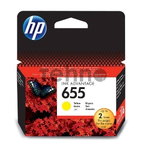 Картридж струйный HP 655 CZ112AE желтый для HP DJ IA 3525/4615/4625/5525/6525 (600стр.)