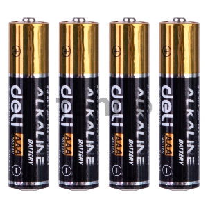 Батарея Deli E18505 AAA (4шт) блистер