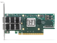 Адаптер MELLANOX Infiniband ConnectX®-6 VPI adapter card, 100Gb/s (HDR100, EDR IB and 100GbE), dual-port QSFP56, PCIe3.0/4.0 x16, tall bracket, single pack