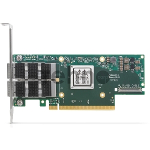 Адаптер MELLANOX Infiniband ConnectX®-6 VPI adapter card, 100Gb/s (HDR100, EDR IB and 100GbE), dual-port QSFP56, PCIe3.0/4.0 x16, tall bracket, single pack